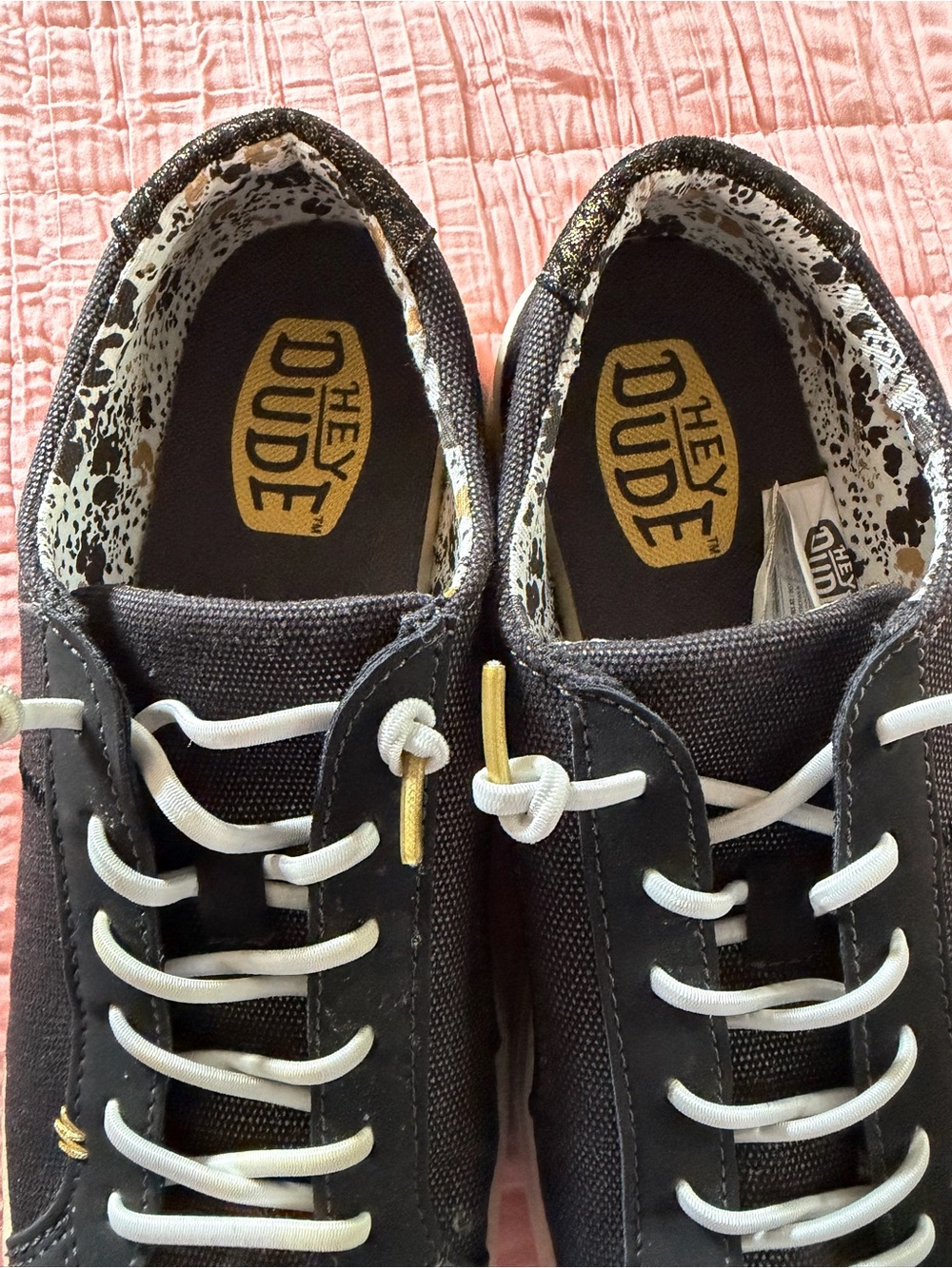 Hey Dude Women’s Karina Shimmer Sneakers NWOT - Picture 7 of 13